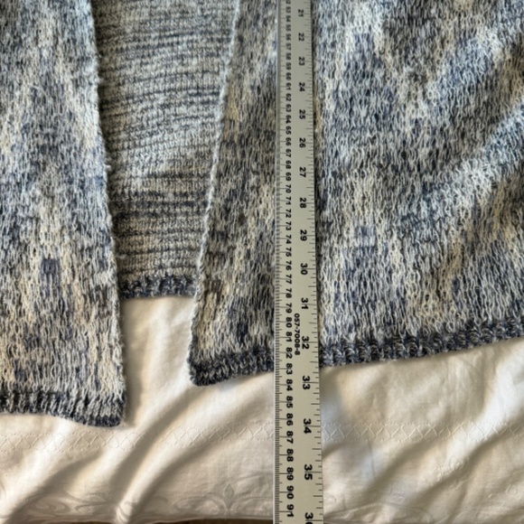 Lucky Brand Wool Blend Multicolor Metallic Short Sleeve Open Cardigan Size XS/S - Picture 8 of 14